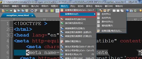 ultraedit设置字体大小教程
