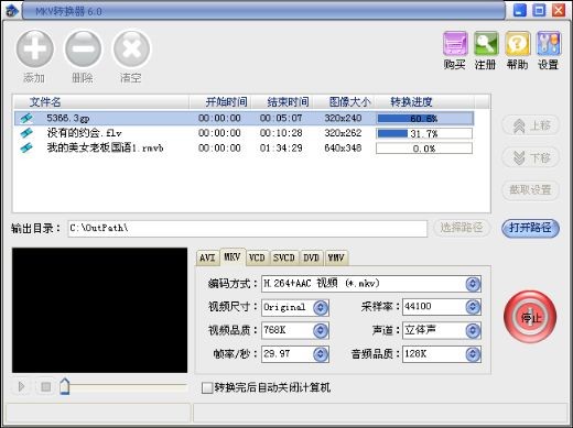 MKV转换器使用教程