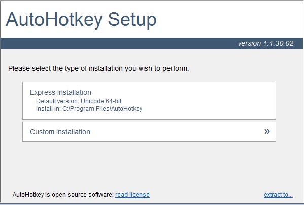 AutoHotkey特点详情和安装步骤