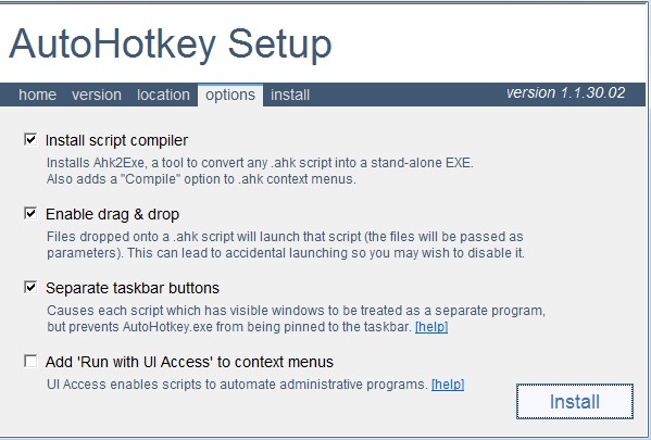 AutoHotkey特点详情和安装步骤