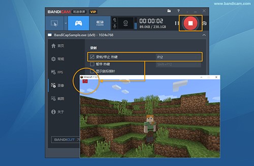 Bandicam官方版安装使用