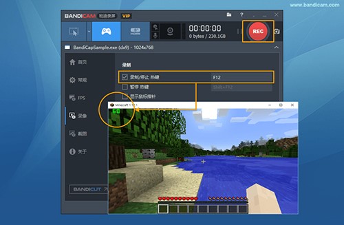 Bandicam官方版安装使用