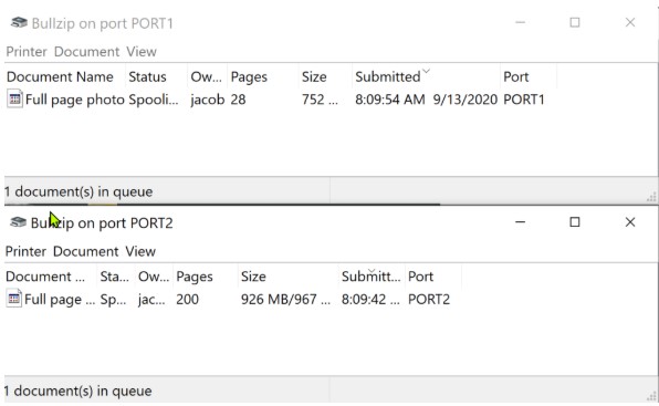 Bullzip PDF Printer同时打印到多台虚拟打印机教学
