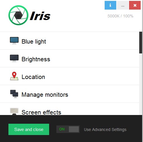 Iris Pro蓝光过滤软件官方下载使用教学
