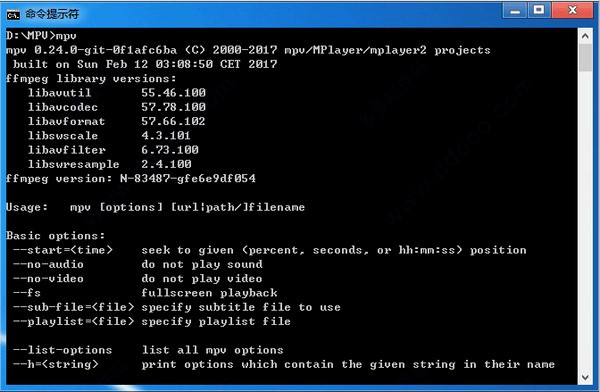 mpv播放器（MPV-EASY Player）使用介绍