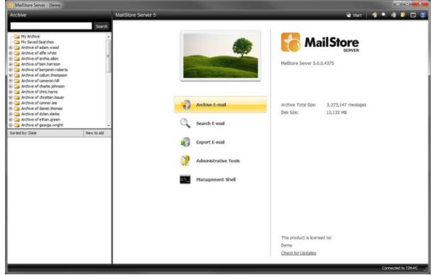 MailStore Server分配默认特权图文设置教程