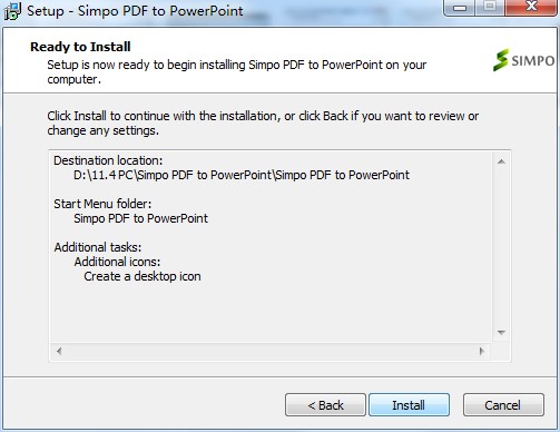Simpo PDF To PowerPoint安装教程和使用说明
