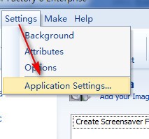 Screensaver Factory屏保制作软件设置中文方法