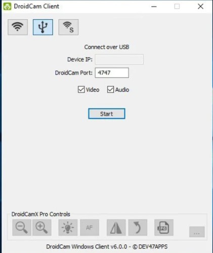DroidCam网络摄像头下载新手使用教学