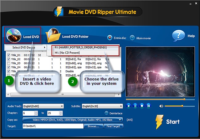 Movie DVD Ripper官方下载使用教学