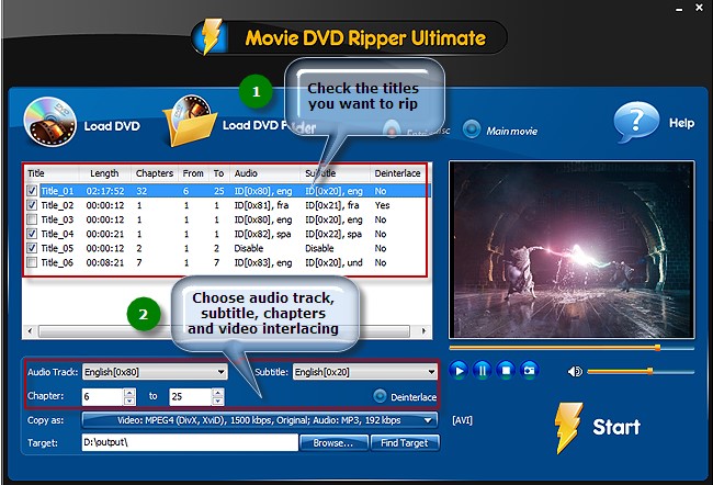 Movie DVD Ripper官方下载使用教学