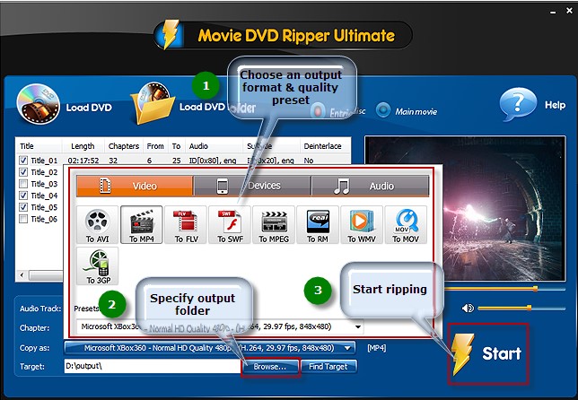 Movie DVD Ripper官方下载使用教学
