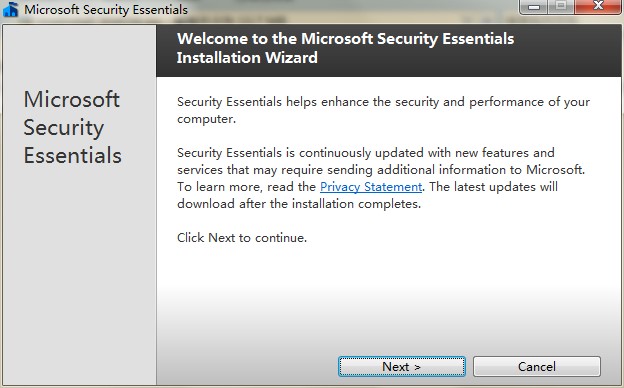 Microsoft Security Essentials英文版下载安装教学