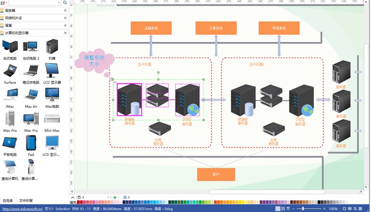 亿图网络图绘制网络拓扑图教学