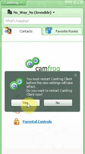 camfrog安装切换中文方法