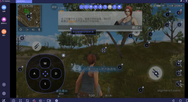 TC Games 配合直播平台客户端直播