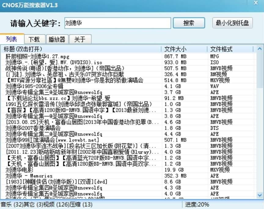 电影搜索器（CNOS万能搜索器）使用方法