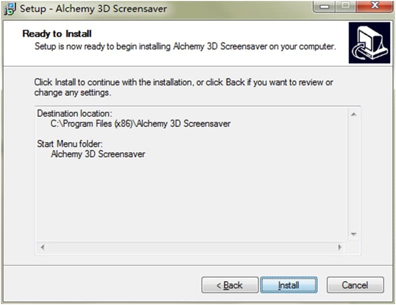 Alchemy 3D Screensaver功能特点安装教学