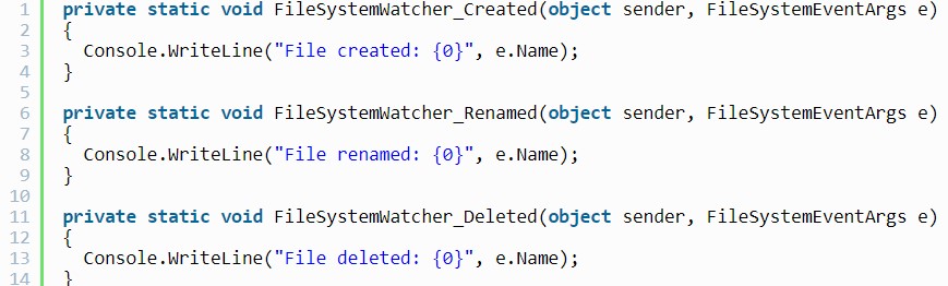 C＃中FileSystemWatcher的使用教程