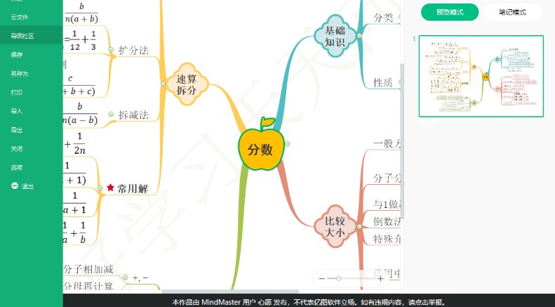MindMaster大学计算机思维导图教学