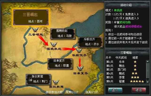 云中重楼《七雄争霸》及攻略介绍