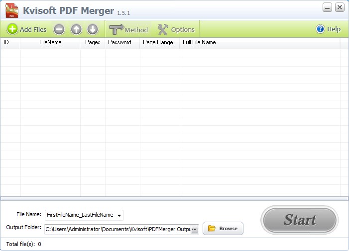 Kvisoft PDF Merger合并工具新手使用图文教程