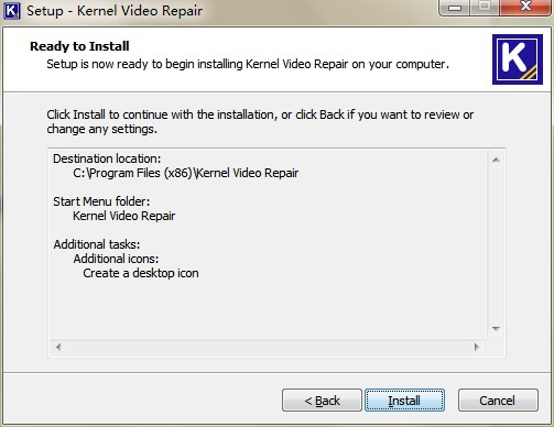 Kernel Video Repair安装步骤