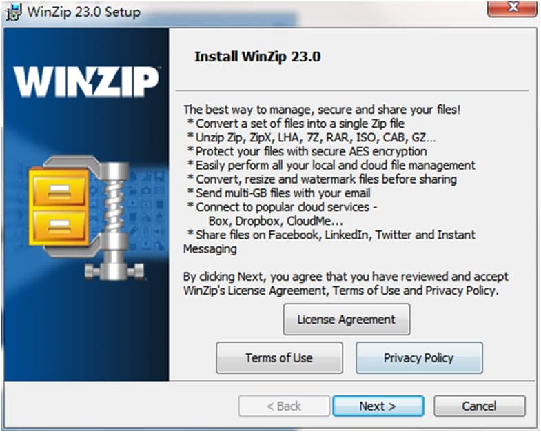WinZip官方版官方下载使用详情介绍