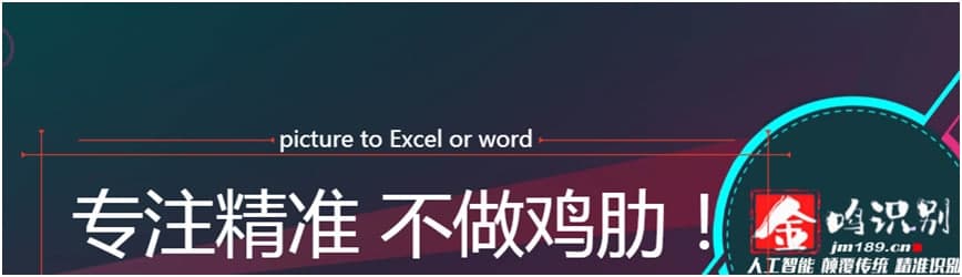 金鸣表格识别输出选项设置教学