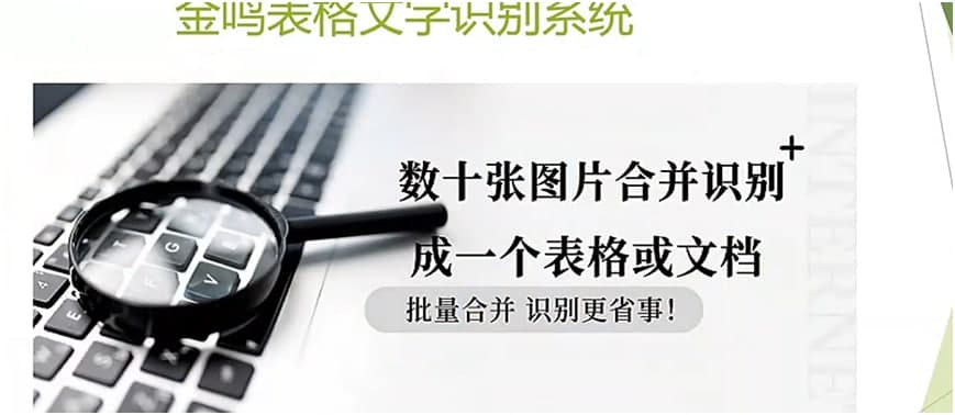 金鸣表格识别输出选项设置教学