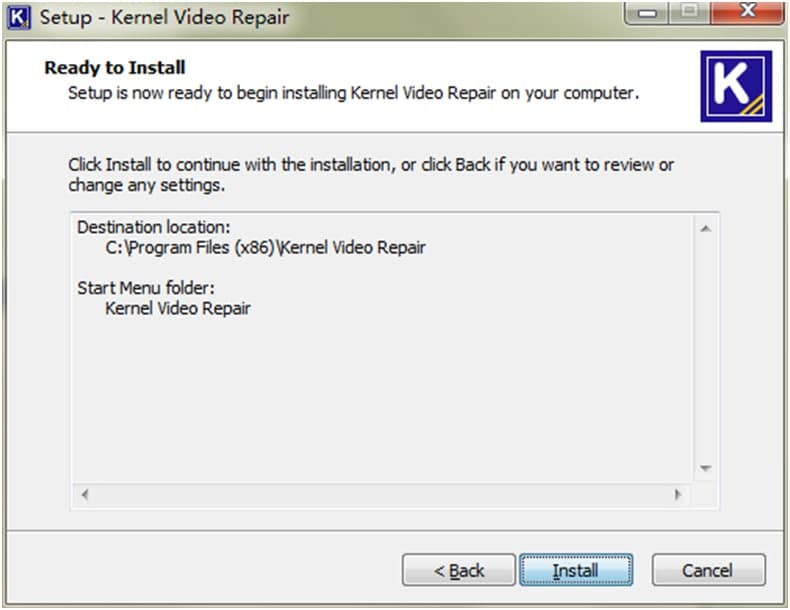 Kernel Video Repair功能特点介绍