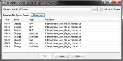 FileSystemWatcher软件的基本内容详细介绍