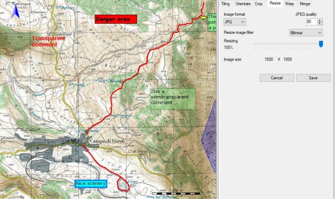 OkMap地图制作软件地图大小调节教学