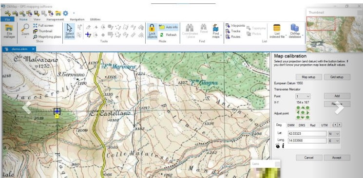Okmap官方下载地图文件信息查看教学