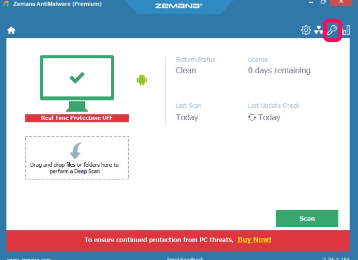 Zemana AntiMalware官方下载密钥激活图文教学