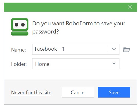 AIRoboform自动填表软件自动保存图文教学
