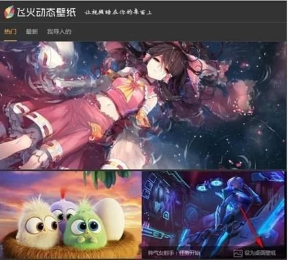 飞火动态壁纸的安装指南