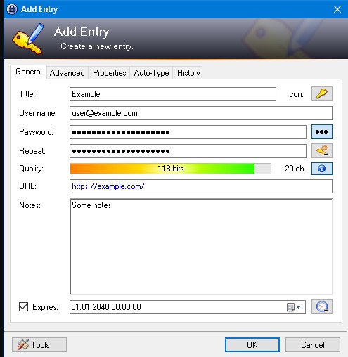 KeePass Password Safe用户界面图文介绍