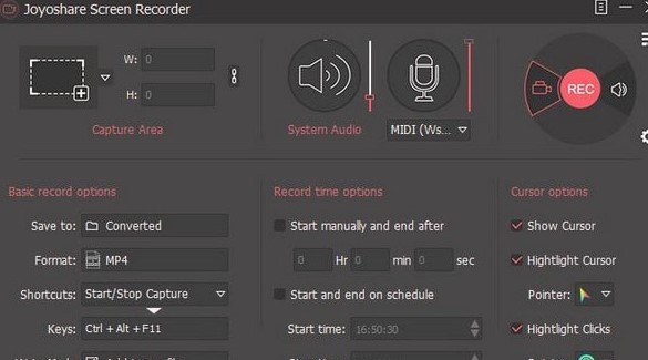 Joyoshare Screen Recorder官方下载图文使用教学