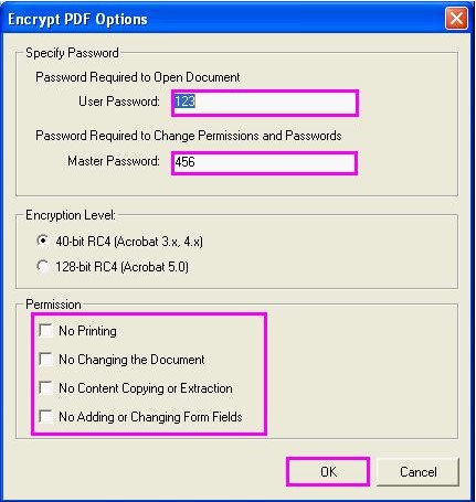 Encrypt PDF官方文件加密图文使用教学