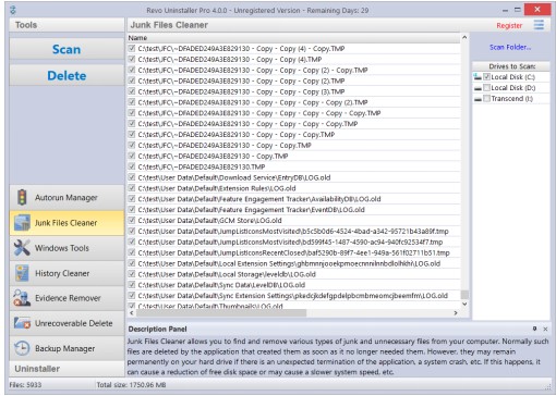 Revo Uninstaller Pro电脑垃圾清理教学