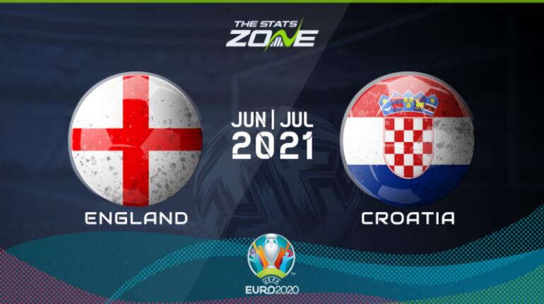图：欧洲足球锦标赛2020 英格兰VS克罗地亚