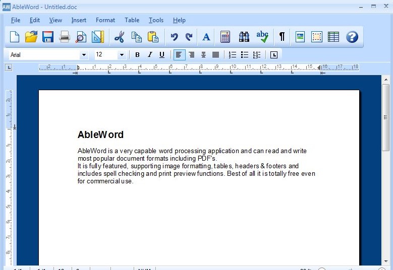 AbleWord官方下载字体格式工具栏