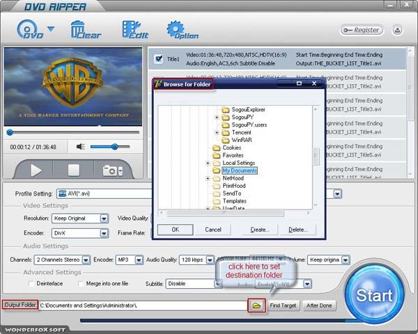 WonderFox DVD Ripper翻录DVD 并将其转换视频格式教学