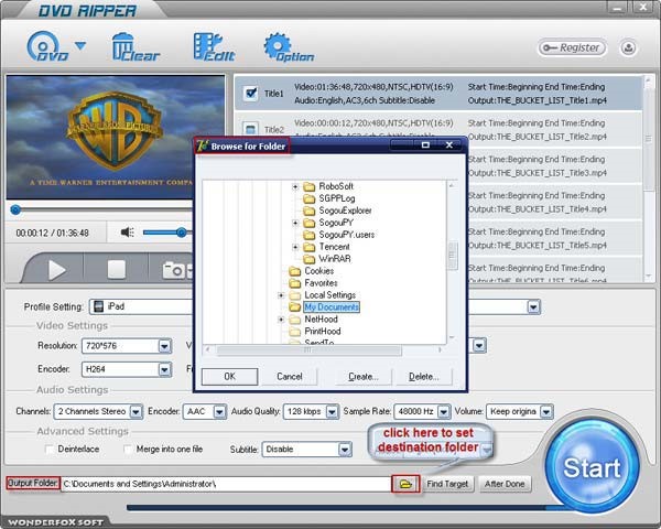 WonderFox DVD Ripper翻录DVD 并将其转换视频格式教学