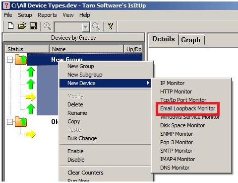 IsItUp Network Monitor监听电子邮件教学