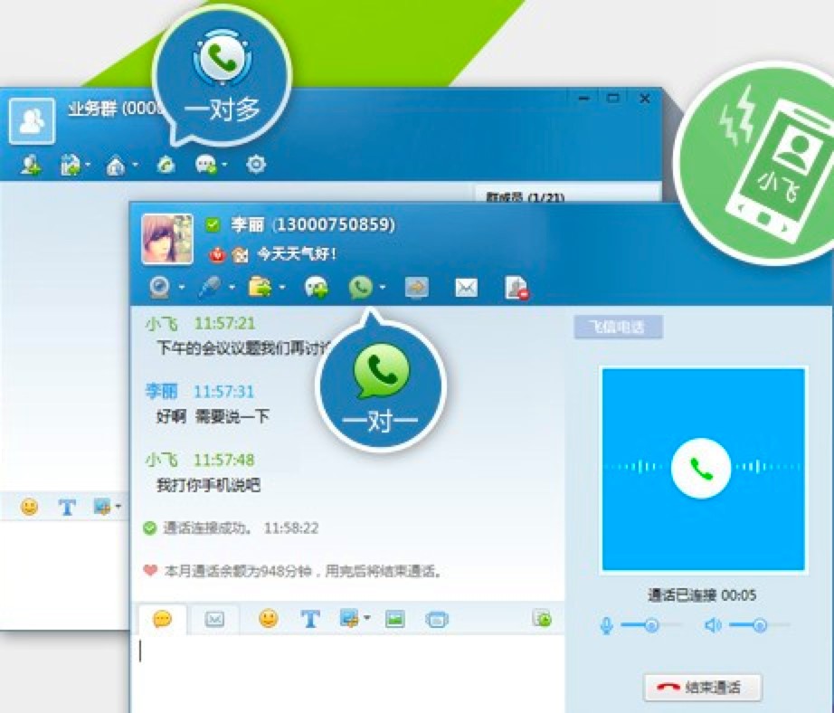 飞信电脑客户端基本内容及使用技巧详细介绍