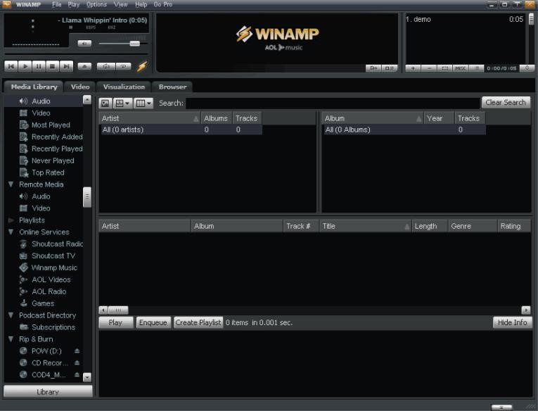 Winamp中文版播放器的功能特色详细介绍