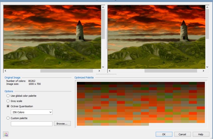 Cyotek Gif Animator官方下载调色板对话框使用教学