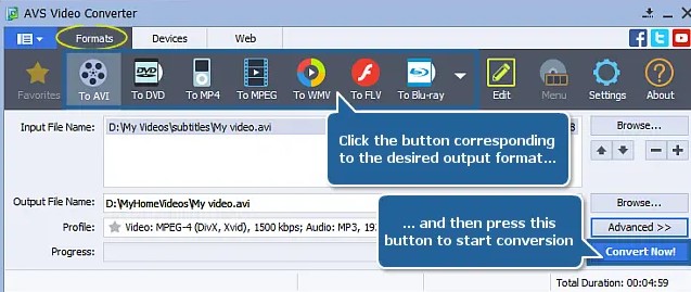 AVS Video Converter视频字幕转换教学